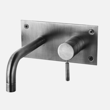 Tapwell Tapwell BOX006 Indbygningsarmatur til håndvask - 175mm tud - brushed black chrome