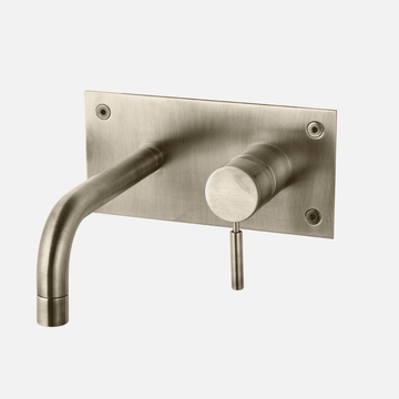 Tapwell Tapwell BOX006 Indbygningsarmatur til håndvask - 175mm tud - brushed platinum