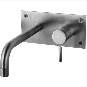 Tapwell Tapwell BOX008 indbygningsarmatur til håndvask - 234mm tud - brushed black chrome