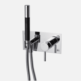 Tapwell Tapwell BOX011-364 håndbrusersæt med indbygningsbrusearmatur - black chrome