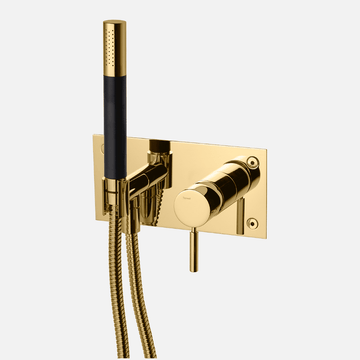 Tapwell Tapwell BOX011-364 håndbrusersæt med indbygningsbrusearmatur - messing