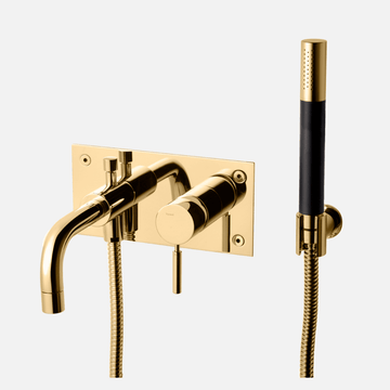 Tapwell Tapwell BOX026 Brusearmatur og karbatteri til indbygning - messing