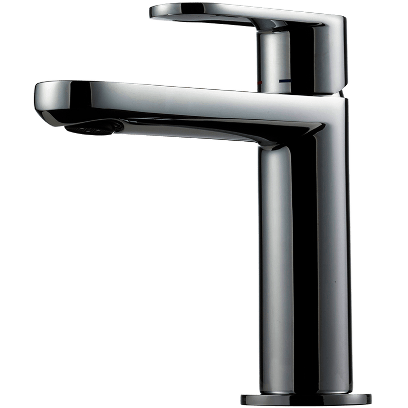 Tapwell Håndvaskarmatur Tapwell CA071 et-grebs badarmatur - black chrome