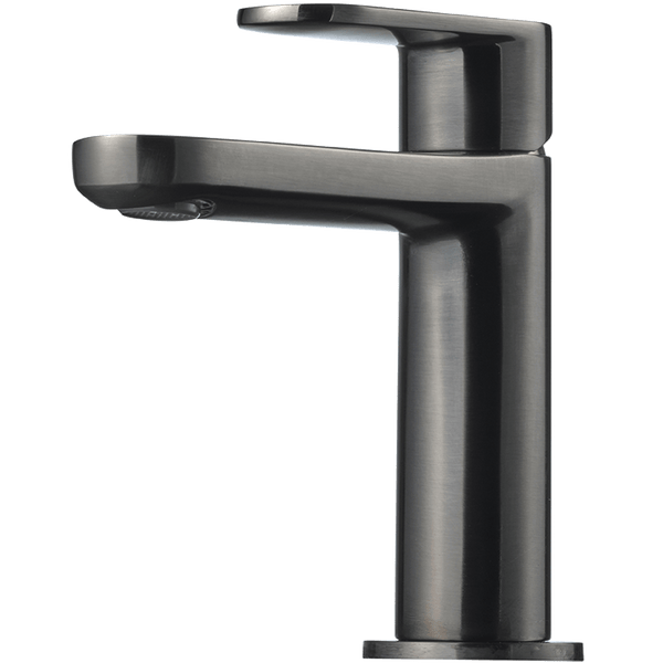 Tapwell Håndvaskarmatur Tapwell CA071 et-grebs badarmatur - brushed black chrome