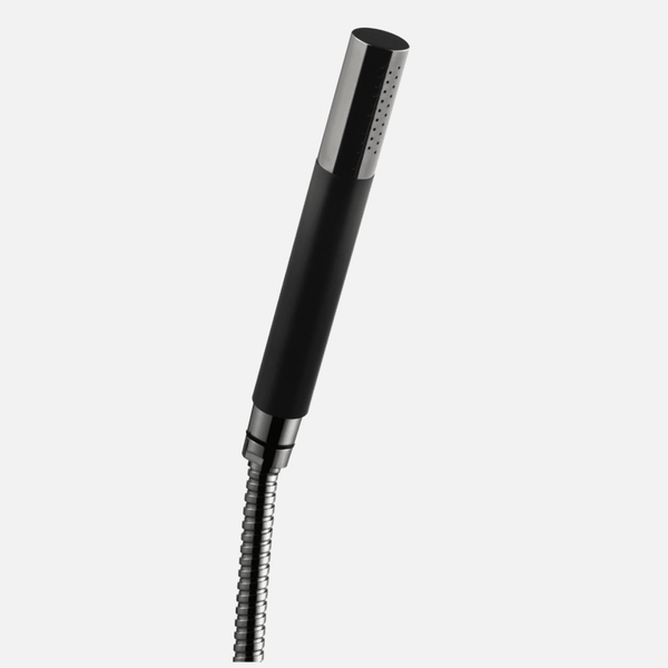 Tapwell Tapwell DSO14090 håndbruser m/sort "grip" - black chrome