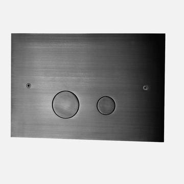 Tapwell Tapwell DUO112 trykknap til Geberit (Sigma) cisterne - brushed black chrome