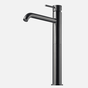 Tapwell Tapwell EVM082 håndvaskarmatur, høj model - brushed black chrome