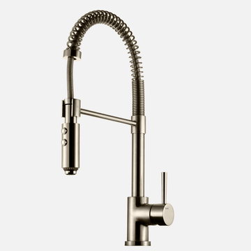 Tapwell Tapwell EVO176 et-grebs køkkenarmatur - brushed platinum