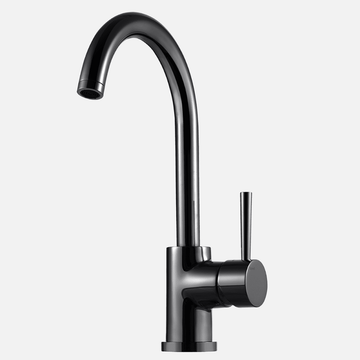 Tapwell Tapwell EVO180 et-grebs køkkenarmatur - black chrome