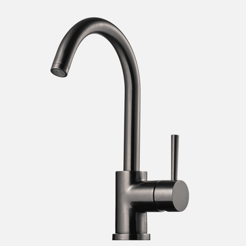 Tapwell Tapwell EVO180 et-grebs køkkenarmatur - brushed black chrome