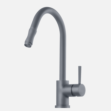 Tapwell Tapwell EVO185 et-grebs køkkenarmatur m/udtræk - graphite