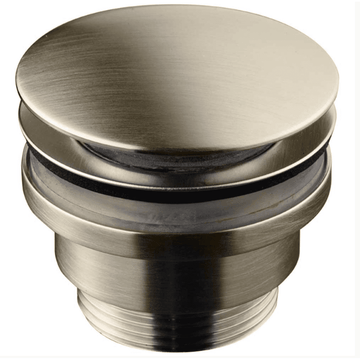 Tapwell Tapwell Pop-up bundventil med sivefunktion - brushed platinum