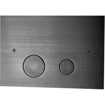 Tapwell Trykplader Tapwell TA OMEGA trykknap til Geberit (Omega) cisterne - brushed black chrome