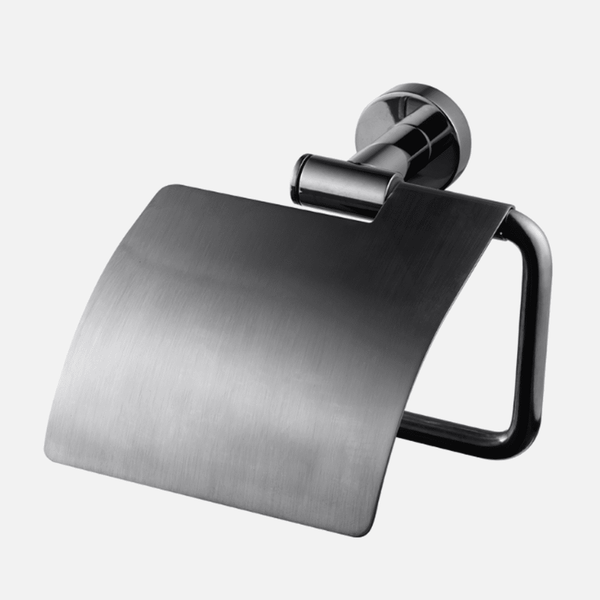 Tapwell Tapwell TA236 toiletpapirsholder m/låg - black chrome