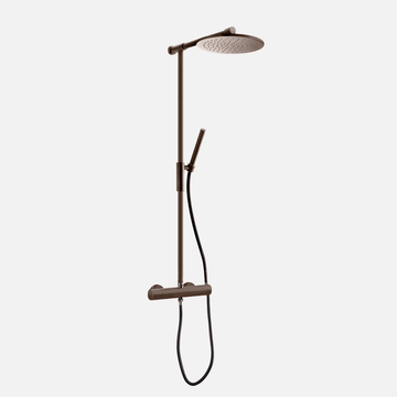 Tapwell Tapwell TVM300 komplet brusesystem med termostat batteri - bronze