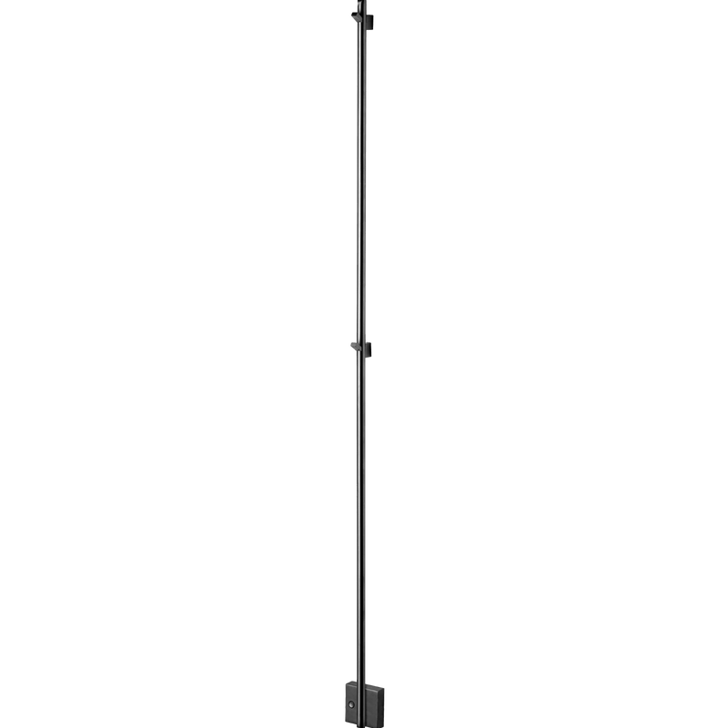 Tapwell Håndklædetørrer Tapwell TW1500-85 håndklædetørrer - 1500x85mm - brushed black chrome