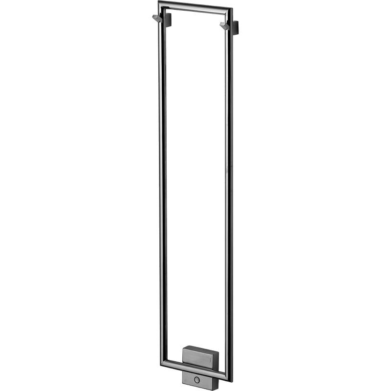 Tapwell Håndklædetørrer Tapwell TW800-200 håndklædetørrer - 800x200mm - black chrome