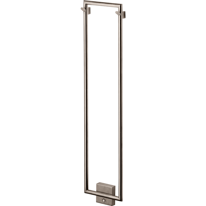 Tapwell Håndklædetørrer Tapwell TW800-200 håndklædetørrer - 800x200mm - brushed platinum