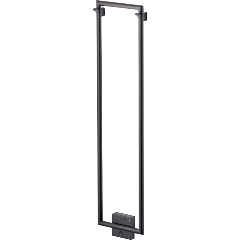 Tapwell Håndklædetørrer Tapwell TW800-200 håndklædetørrer - 800x200mm - mat sort