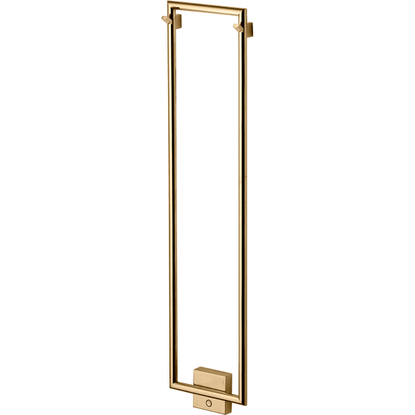 Tapwell Håndklædetørrer Tapwell TW800-200 håndklædetørrer - 800x200mm - messing natur