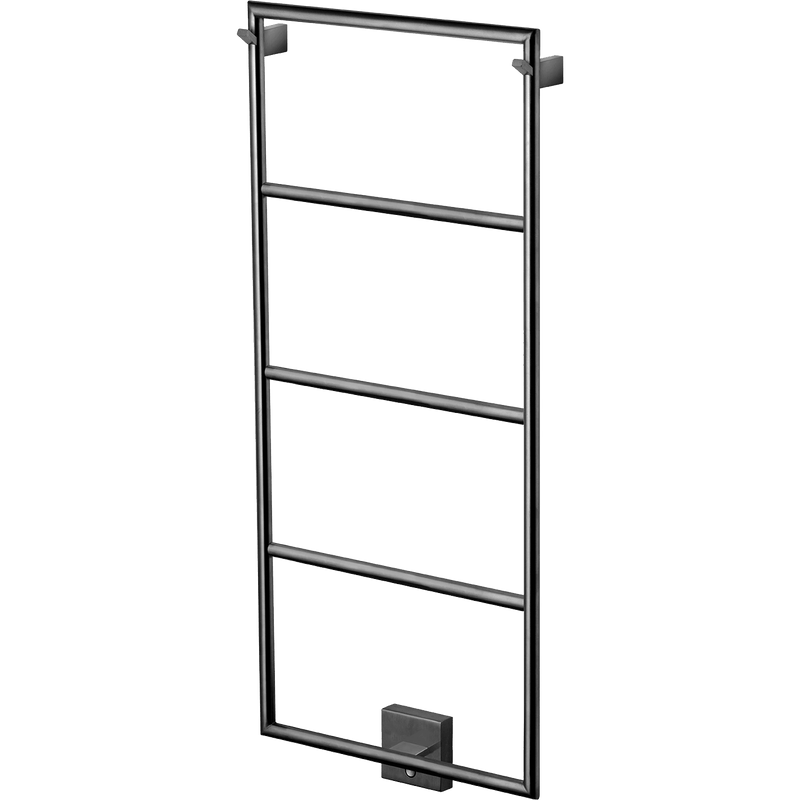 Tapwell Håndklædetørrer Tapwell TW800-400 håndklædetørrer - 800x400mm - brushed black chrome