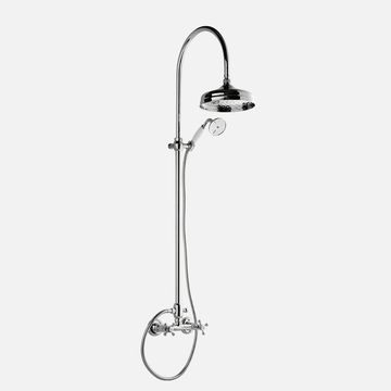 Tapwell Tapwell XCOL000-150 classic to-grebs bruser komplet - krom