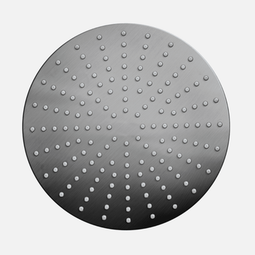 Tapwell Tapwell ZSOF250 rundt brusehoved - Ø250mm - brushed black chrome