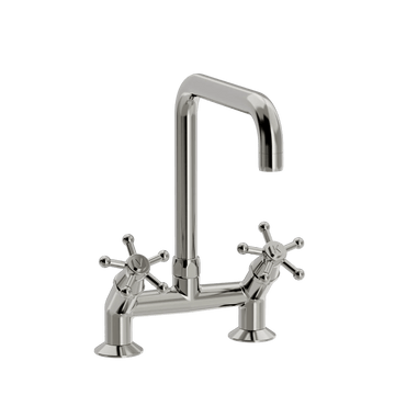 Toni Copenhagen Håndvaskarmatur Christiansborg armatur 45 grader m. U200 tud - nikkel