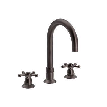 Toni Copenhagen Håndvaskarmatur Christiansborg armatur m. Ø150 tud - bruneret messsing