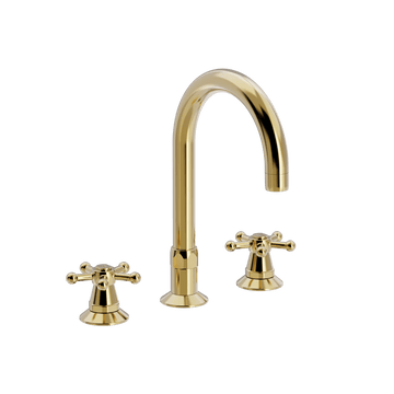 Toni Copenhagen Håndvaskarmatur Christiansborg armatur m. Ø150 tud - messing