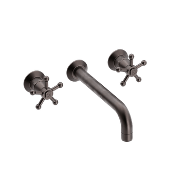 Toni Copenhagen Håndvaskarmatur Christiansborg håndvaskarmatur m/200mm fast tud til indbygning - bruneret messing