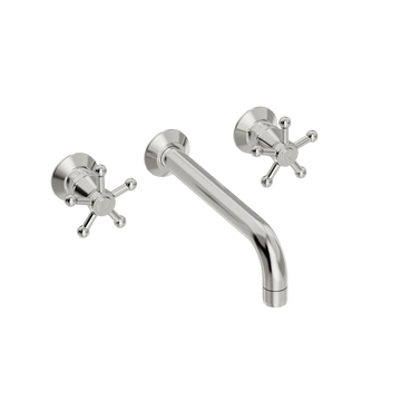 Toni Copenhagen Håndvaskarmatur Christiansborg håndvaskarmatur m/200mm fast tud til indbygning - nikkel