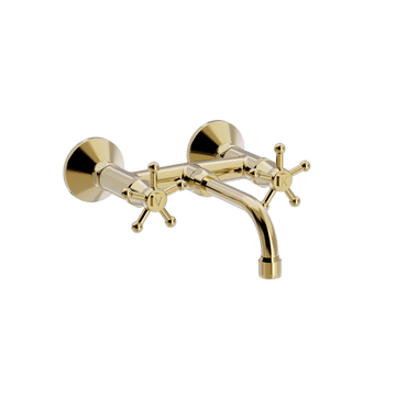 Toni Copenhagen Håndvaskarmatur Christiansborg vægarmatur m. V150 mm. fast tud - messing