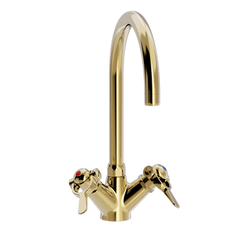 Toni Copenhagen Håndvaskarmatur SP armatur m. Ø200 tud - messing