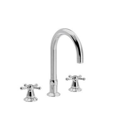 Toni Copenhagen Håndvaskarmatur til indbygning Toni Copenhagen Christiansborg armatur m. Ø150 tud - krom