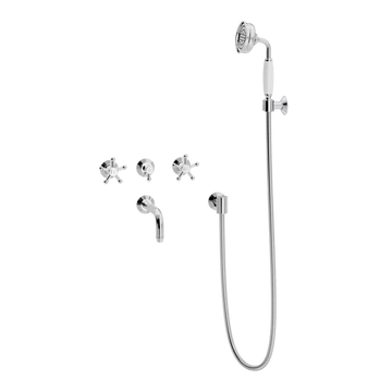 Toni Copenhagen Brusearmatur Toni Copenhagen Christiansborg brusearmatur til indbygning - krom