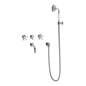 Toni Copenhagen Brusearmatur Toni Copenhagen Christiansborg brusearmatur til indbygning - nikkel