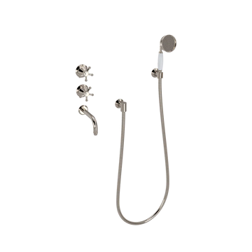 Toni Copenhagen Bruser til indbygning Toni Copenhagen Christiansborg termostatisk brusearmatur til indbygning med kartud - nikkel