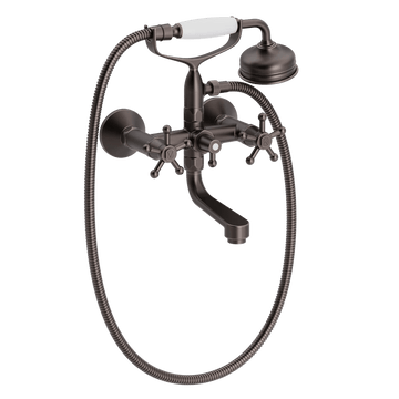 Toni Copenhagen Kararmatur Toni Copenhagen Christiansborg væghængt kar/brusearmatur - bruneret messing