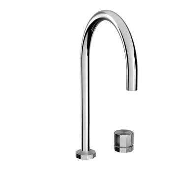 Toni Copenhagen Køkkenarmatur Toni Copenhagen Déca 1-grebs køkkenarmatur m. Ø200 C-tud - krom