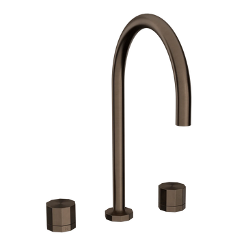 Toni Copenhagen Køkkenarmatur Toni Copenhagen Déca 2-grebs køkkenarmatur m. Ø200 C-tud - bruneret messing