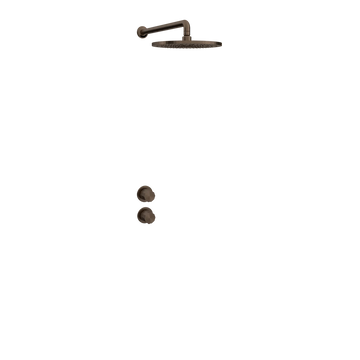 Toni Copenhagen Bruser til indbygning Toni Copenhagen Déca brusearmatur til indbygning med hovedbrus Ø250 - bruneret messing