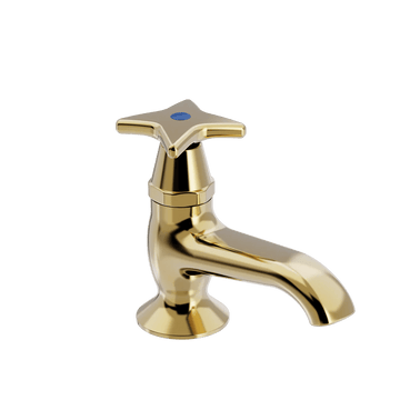 Toni Copenhagen Håndvaskarmatur Toni Copenhagen Krydsgreb Servantehane - messing