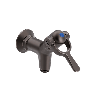 Toni Copenhagen Håndvaskarmatur Toni Copenhagen SP 1/2" aftapventil med skrå spindel - bruneret messing