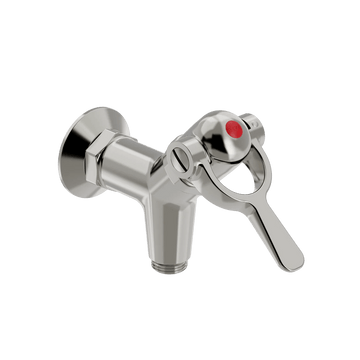 Toni Copenhagen Håndvaskarmatur Toni Copenhagen SP 1/2" aftapventil med skrå spindel - nikkel