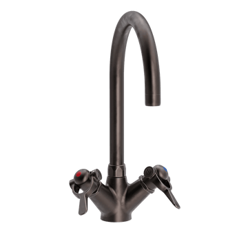 Toni Copenhagen Håndvaskarmatur Toni Copenhagen SP armatur m. Ø200 tud - bruneret messing