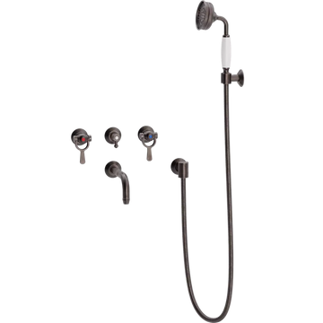 Toni Copenhagen Brusearmatur Toni Copenhagen SP brusearmatur til indbygning - bruneret messing