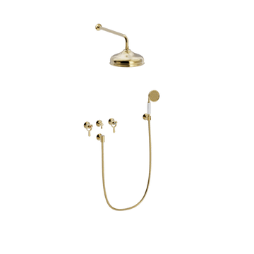 Toni Copenhagen Bruser til indbygning Toni Copenhagen SP brusearmatur til indbygning med hovedbrus Ø220 - messing