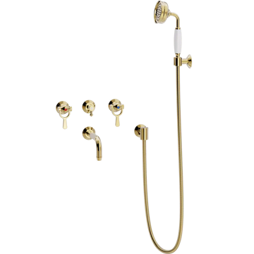 Toni Copenhagen Brusearmatur Toni Copenhagen SP brusearmatur til indbygning - messing