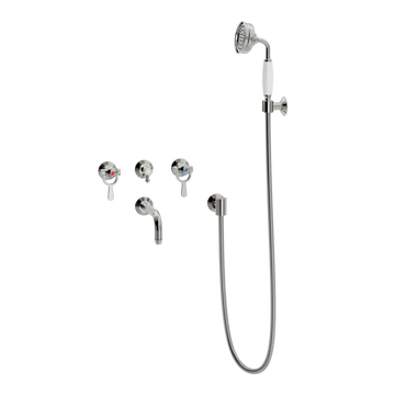 Toni Copenhagen Brusearmatur Toni Copenhagen SP brusearmatur til indbygning - nikkel